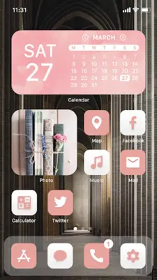 Salmon White Theme android App screenshot 5